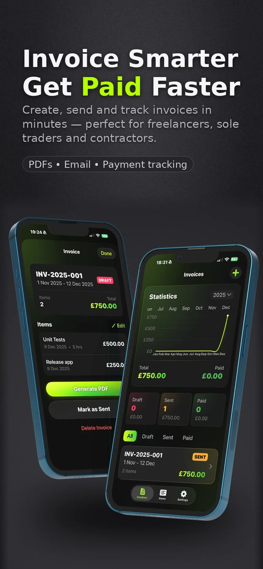 Mi-Invoice screenshot